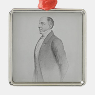 Portret van Sir James R. G. Graham Metalen Ornament