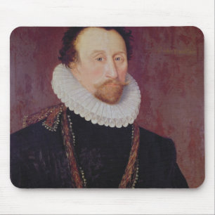 Portret van Sir John Hawkins 1581 Muismat