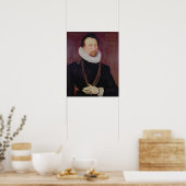 Portret van Sir John Hawkins 1581 Poster (Keuken)