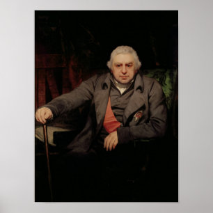 Portret van Sir Joseph Banks, 1810 Poster