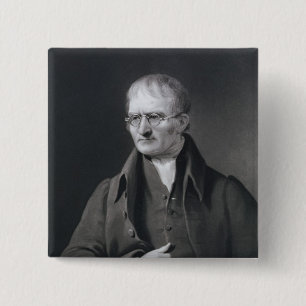 Portret van Sir Joseph Thomson Vierkante Button 5,1 Cm