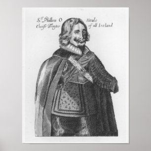 Portret van Sir Phillom O'Neale Poster