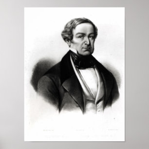 Portret van Sir Robert Peel Poster