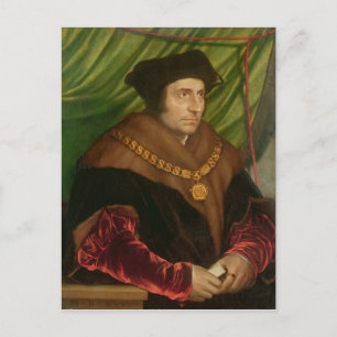 Portret van Sir Thomas More Briefkaart