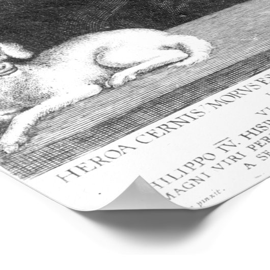 Portret van Sir Thomas More Poster (Hoek)