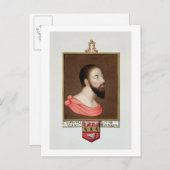 Portret van Sir Thomas Wyatt the Younger (c.1521-5 Briefkaart (Voorkant / Achterkant)