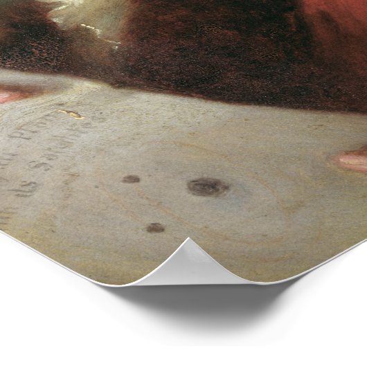 Portret van Sir William Herschel c.1795 Poster (Hoek)