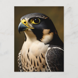 Portret van Slechtvalk Briefkaart