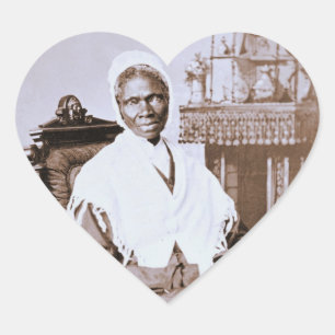 Portret van Sojourner Truth circa 1870 Hart Sticker