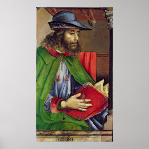 Portret van Solon c.1475 Poster
