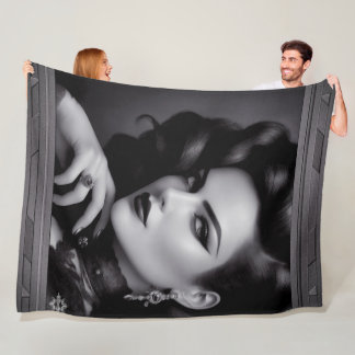 Portret van Spy Kalina Shepard door Xzendor7 Fleece Deken