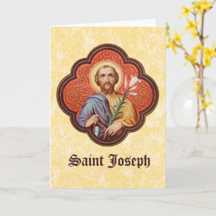 Portret van St. Joseph in een Octofoil (TF 02) Kaart