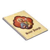 Portret van St. Joseph in een Octofoil (TF 02) Notitieboek (Rechterzijde)