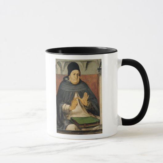 Portret van St. Thomas Aquinas c.1475 Mok (Rechts)