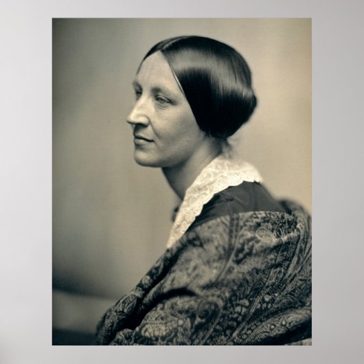 Portret van Suffragist Susan Brownell Anthony 1850 Poster (Voorkant)