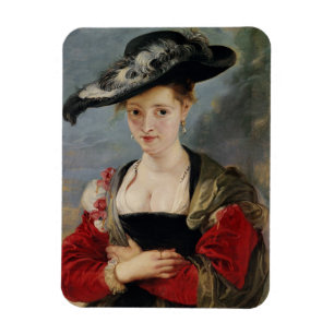 Portret van Susanna Lunden (?) (Le Chapeau de Pail Magneet