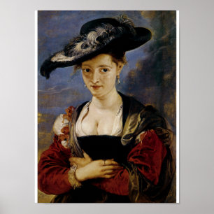 Portret van Suzanne Fourment Poster