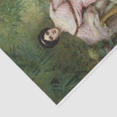 Portret van Suzanne Hudelo, Leon Francois Comerre Tissuepapier (Detail)