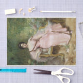 Portret van Suzanne Hudelo, Leon Francois Comerre Tissuepapier (Craft)