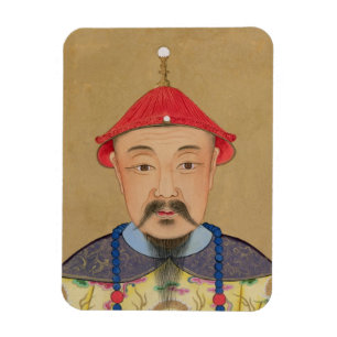Portret van T'ai T'sin Che-Tsou (1638-61) Magneet