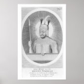 Portret van Tamerlane in de Grote Poster (Voorkant)