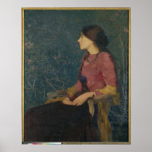 Portret van Thadee-Caroline Jacquet Poster