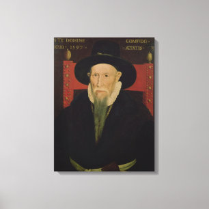 Portret van Theodore de Beze Canvas Afdruk