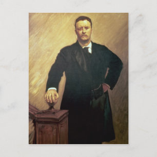 Portret van Theodore Roosevelt Briefkaart