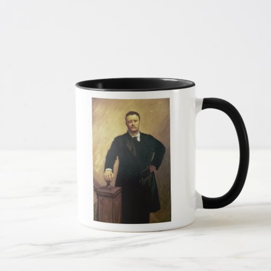 Portret van Theodore Roosevelt Mok (Rechts)