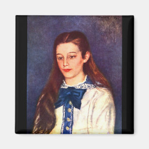 Portret van Therese Berard door Pierre Renoir Magneet