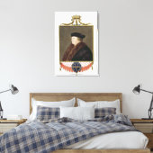 Portret van Thomas Cromwell (c.1485-1540) Ist Earl Canvas Afdruk (Insitu (Slaapkamer))