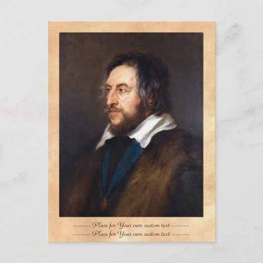 Portret van Thomas Howard Peter Paul Rubens Briefkaart (Voorkant)