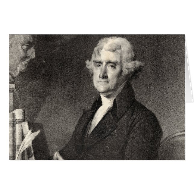 Portret van Thomas Jefferson (Voorkant Horizontaal)