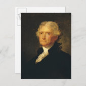 Portret van Thomas Jefferson Briefkaart (Voorkant / Achterkant)