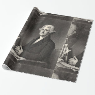 Portret van Thomas Jefferson Cadeaupapier