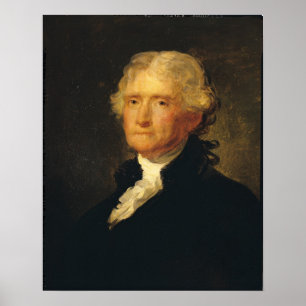 Portret van Thomas Jefferson Poster