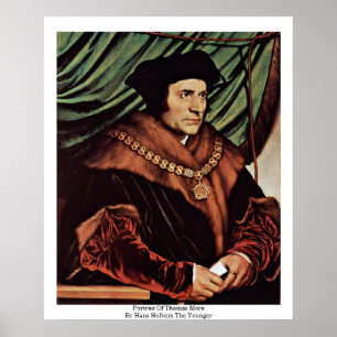 Portret van Thomas Meer door Hans Holbein de jonge Poster