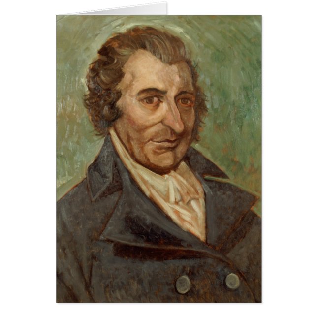 Portret van Thomas Paine (Voorkant)
