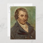 Portret van Thomas Paine Briefkaart (Voorkant / Achterkant)