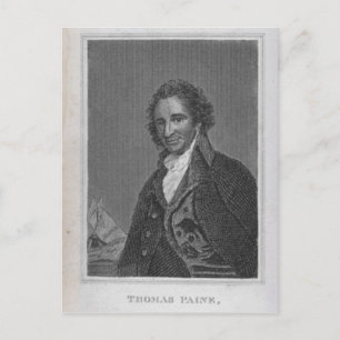 Portret van Thomas Paine van Volume I Briefkaart