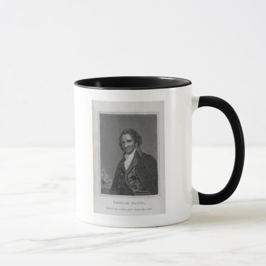 Portret van Thomas Paine van Volume I Mok (Rechts)