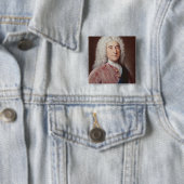 Portret van Thomas Pelham Holles Vierkante Button 5,1 Cm (In situ)