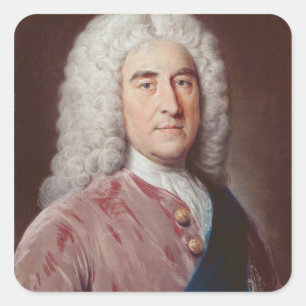 Portret van Thomas Pelham Holles Vierkante Sticker