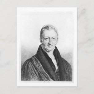 Portret van Thomas Robert Malthus Briefkaart