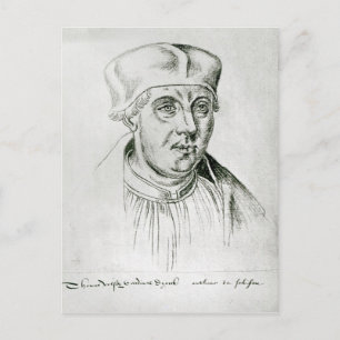 Portret van Thomas Wolsey, kardinaal van York Briefkaart