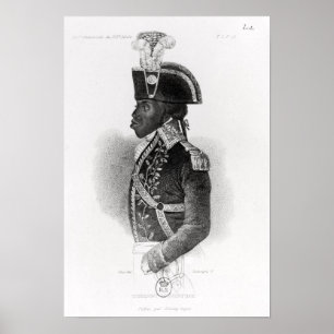 Portret van Toussaint L'Ouverture Poster