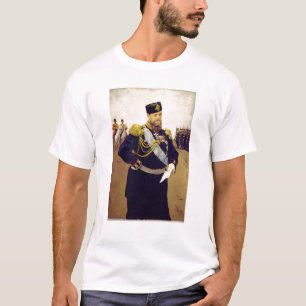 Portret van Tsar Alexander III, 1900 T-shirt