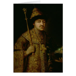 Portret van Tsar Fyodor III Alexeevich