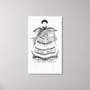 Portret van Tsien-Loeng Canvas Afdruk