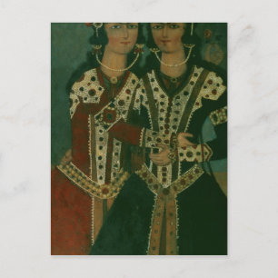 Portret van tweelingen briefkaart